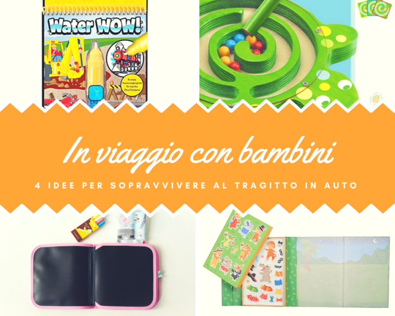 Collage di foto con le 4 idee per sopravvivere nel tragitto