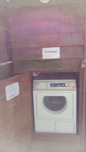 Particolare dell'isola: asciugatrice del parco giochi