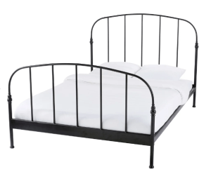 Letto Sixtine in metallo nero