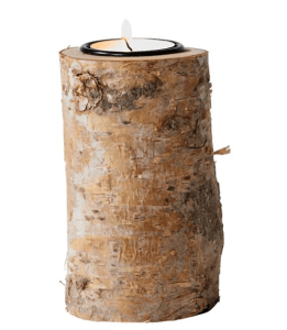 Porta tea light birch