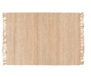 Tappeto in iuta con frange