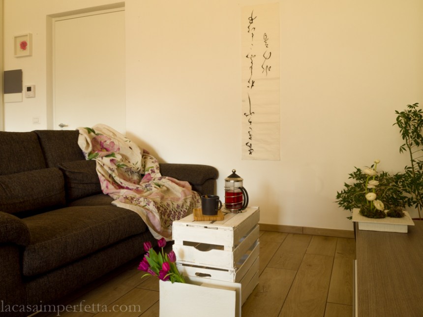 Il mezzaro in soggiorno