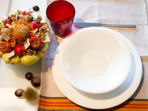 Table set autunnale