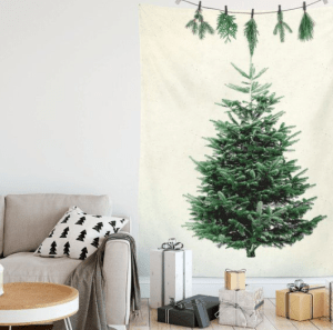 Tenda con albero e lucine incorporate