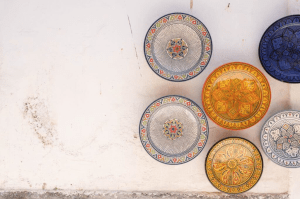 composizione marocchina piatti ceramica