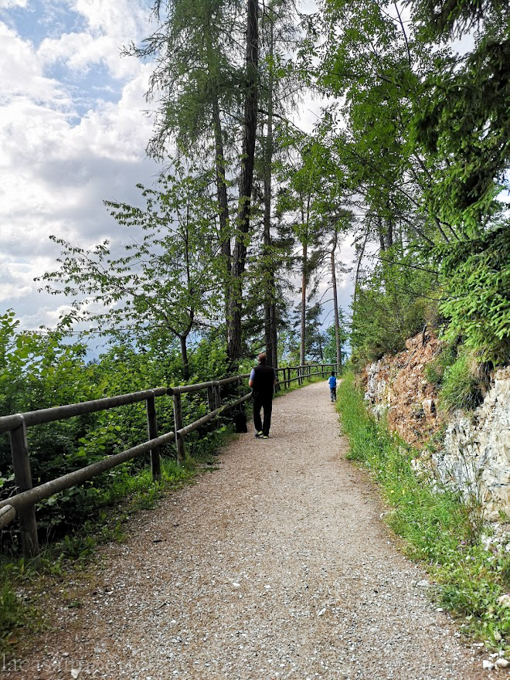 particolare della passeggiata a Smarano
