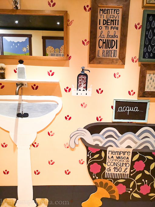 Particolare della Casa dell'acqua