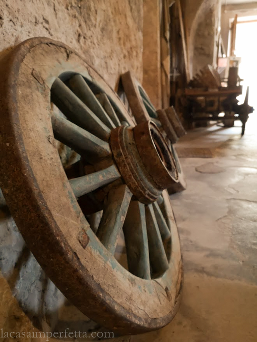 Interno del mulino Bertagnolli: ruote