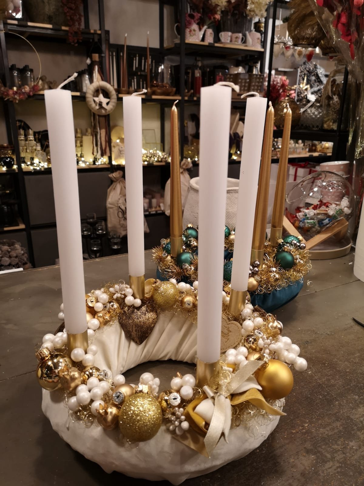 Räder Set Di 4 Portacandele In Legno Per Luci Dell'Avvento, Cilindrici Con Incisioni Laser, Decorazione Natalizia (Candele Non Incluse)